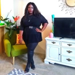 ASOS Colorblocked Sheer Oversized Jumper Tunic